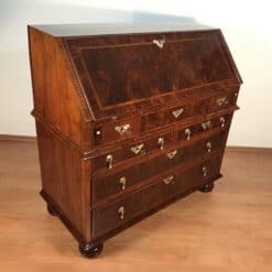 Antique Baroque Marquetry Slant-Front Secretary Desk, 18th Century - Image 8