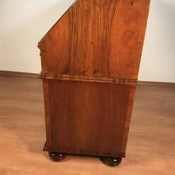 Antique Baroque Marquetry Slant-Front Secretary Desk, 18th Century - Image 7