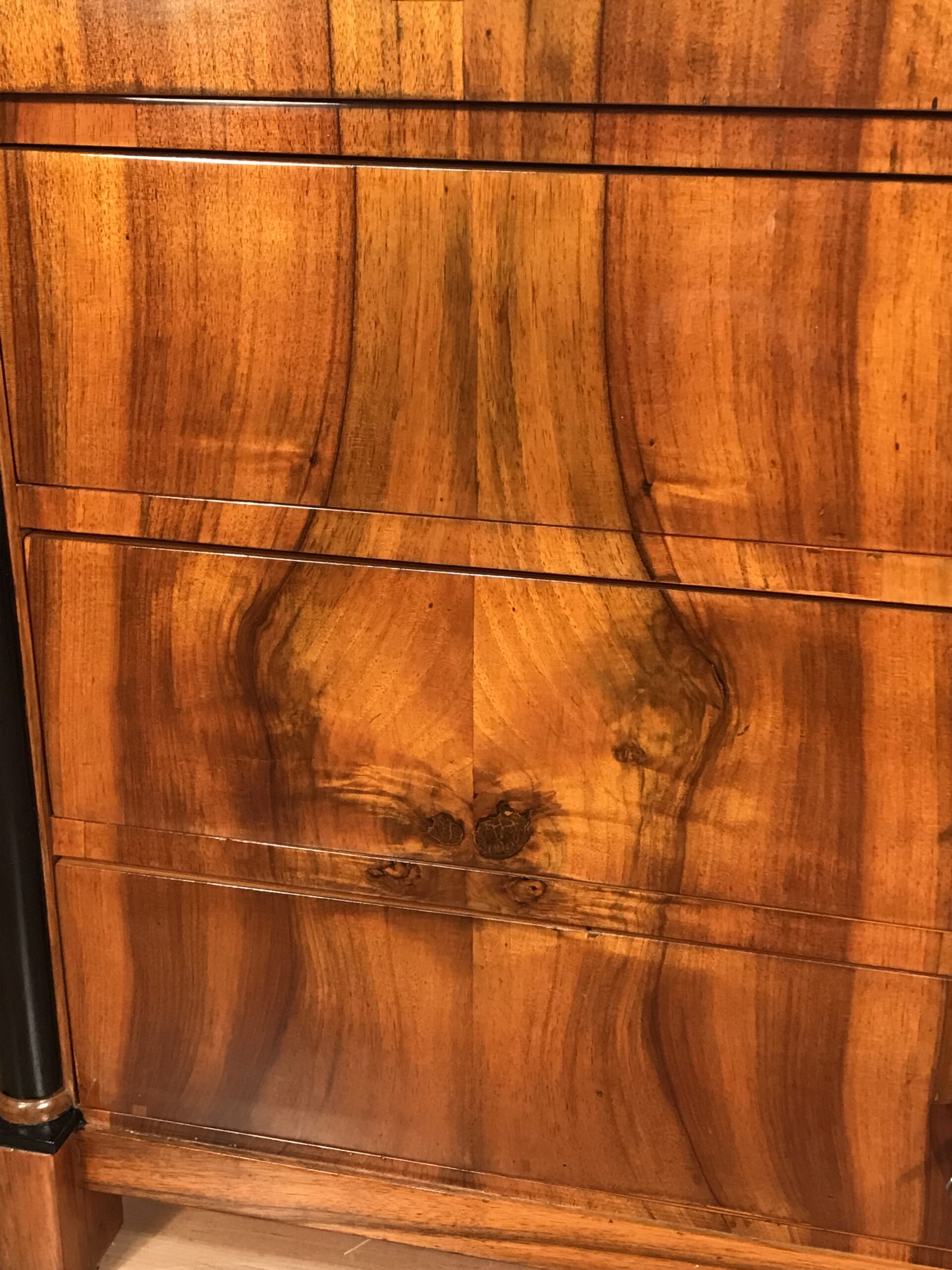 German Biedermeier Walnut Dresser, 1820 - Image 6