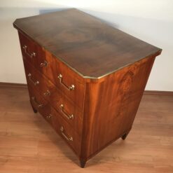 Antique Biedermeier Walnut Chest of Drawers, circa 1820 - Image 2