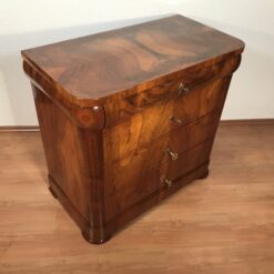 Antique Biedermeier Walnut Chest of Drawers, circa 1820 - Image 7