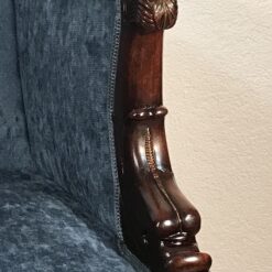 Antique Empire Mahogany Bergère, France 1800 - Image 4