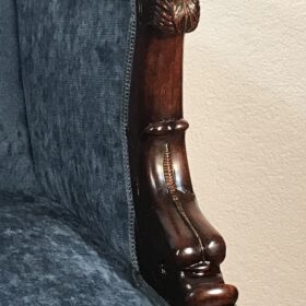 Antique Empire Mahogany Bergère, France 1800