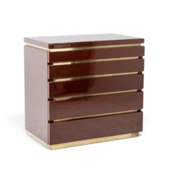 Jean-Claude Mahey Lacquered Chest of Drawers - Styylish