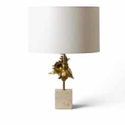 Maison Charles- Gilded Bronze Shell Lamp- Styylish