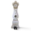 Antique Swedish Mora Clock in White and Gold- Styylish