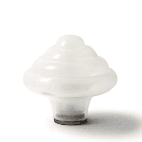 Carlo Nason Lotus Bubbled Glass Lamp