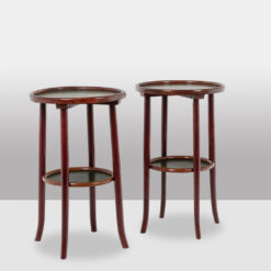 Michael Thonet Two-Tiered Side Tables - Pair View - Styylish