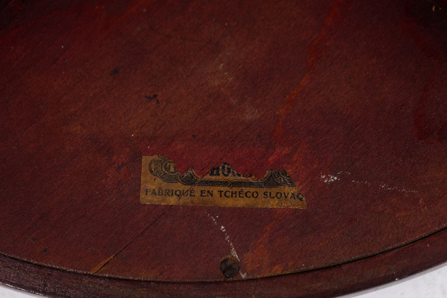 Michael Thonet Two-Tiered Side Tables - Label Detail - Styylish