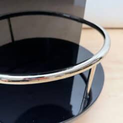 Art Deco Bar Cart, Black Lacquer, France, circa 1930 - Image 19