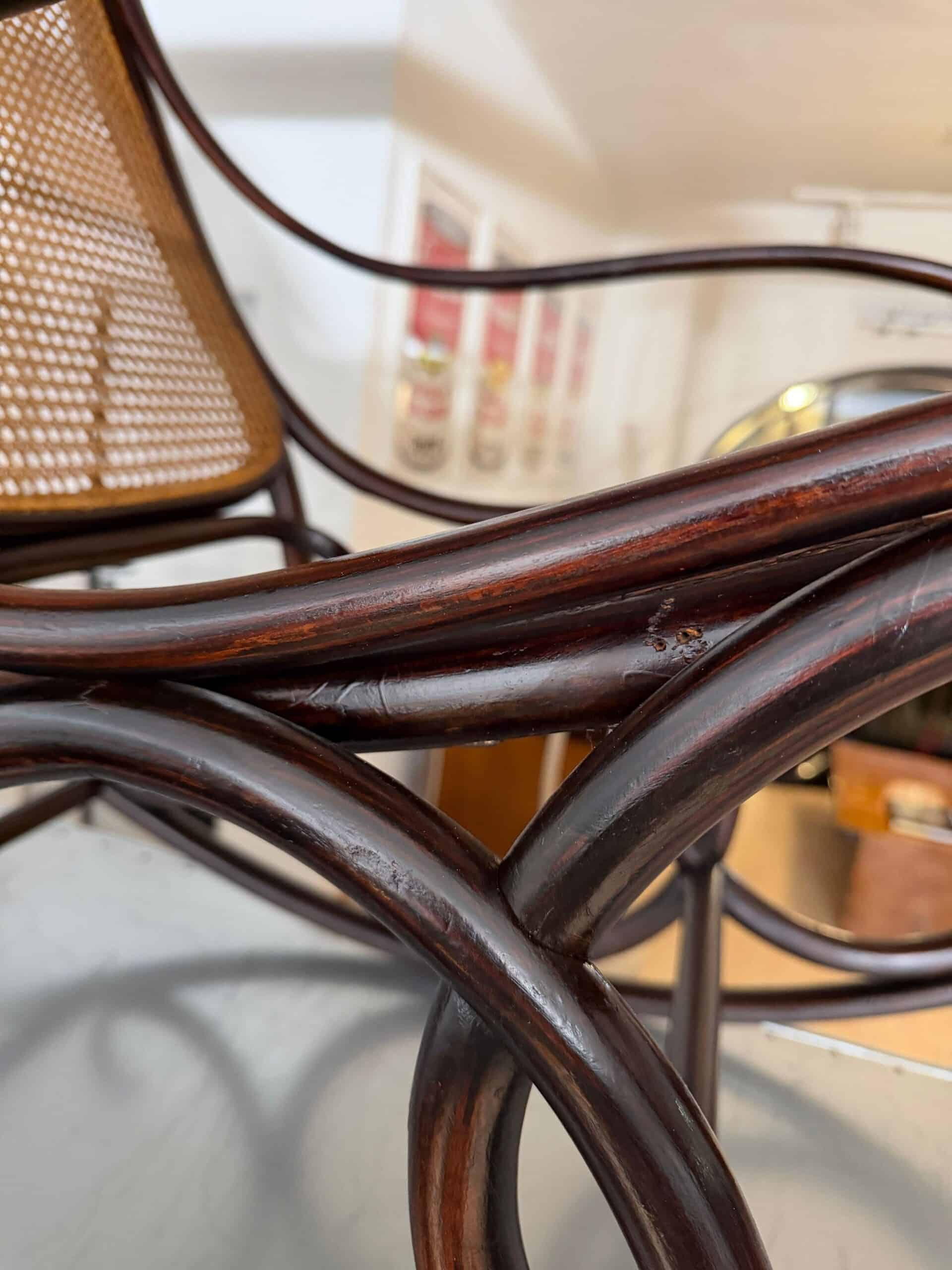 Art Nouveau Bentwood Rocking Chair by Thonet, Austria, circa 1900 - Image 19