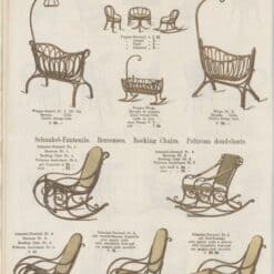 Art Nouveau Bentwood Rocking Chair by Thonet, Austria, circa 1900 - Image 20
