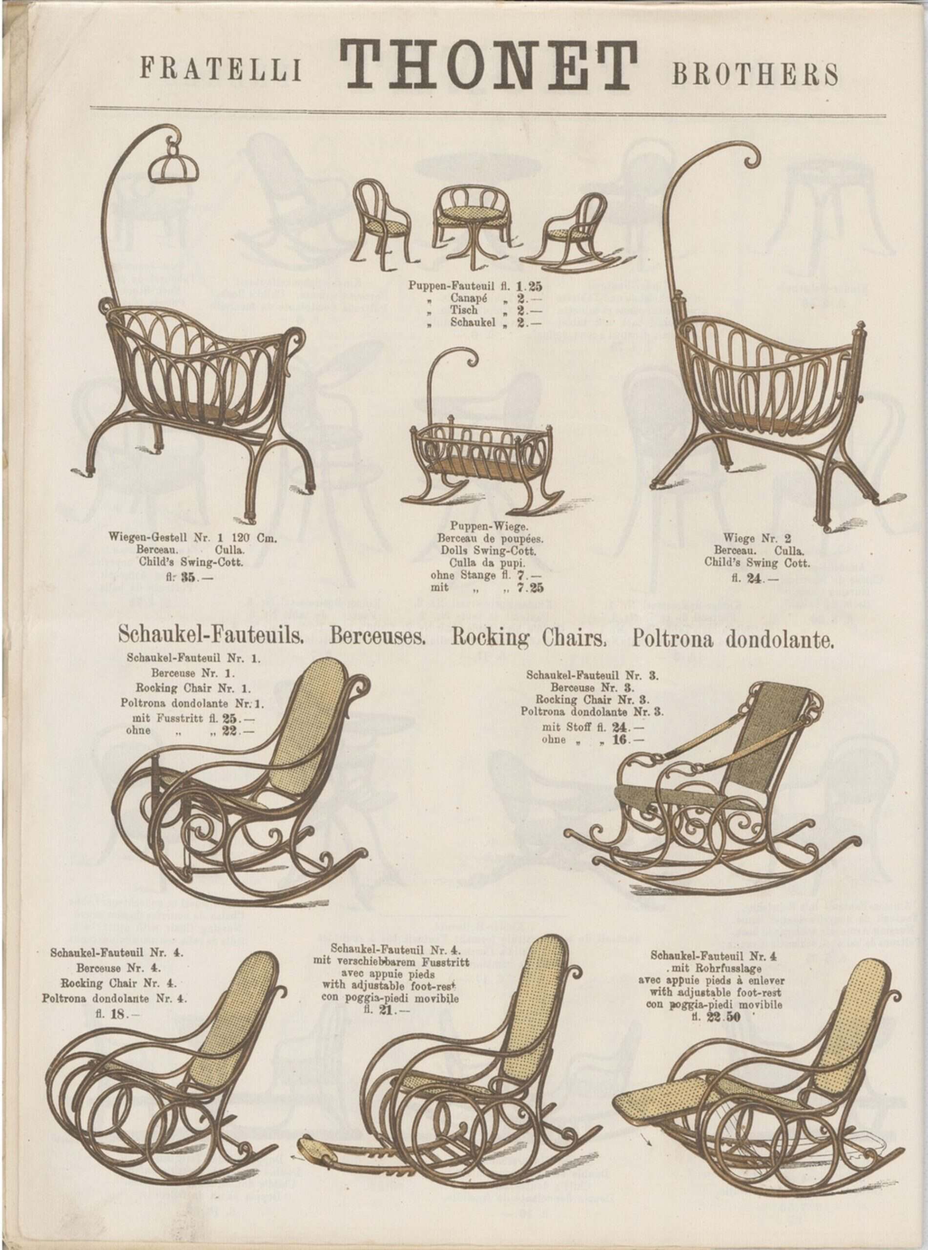 Art Nouveau Bentwood Rocking Chair by Thonet, Austria, circa 1900 - Image 20