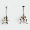 Pair of Italian 1950s Gilt Tole Chandelier Sconces - View One - Styylish