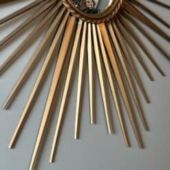 French 1950s–1960s Chaty Style Sunburst Mirror - Detail Three - Styylish