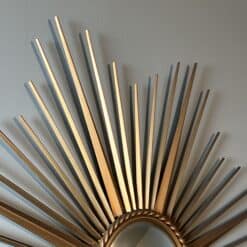 French 1950s–1960s Chaty Style Sunburst Mirror - Detail Four - Styylish