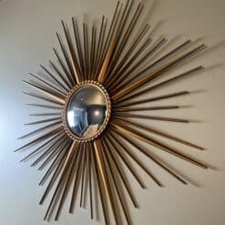 French 1950s–1960s Chaty Style Sunburst Mirror - View Six - Styylish
