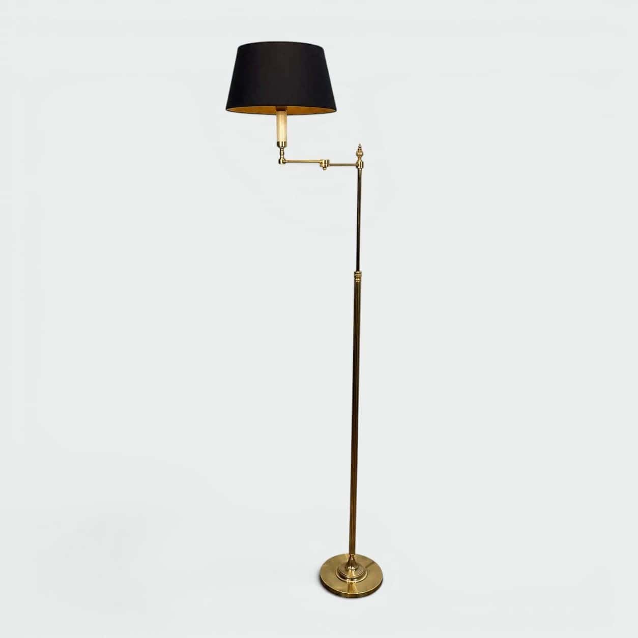 Neoclassical Gilt Brass Reading Lamp - Styylish