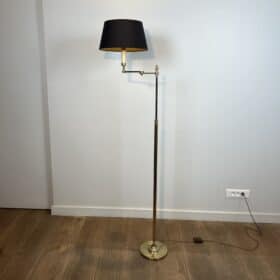Neoclassical Gilt Brass Reading Lamp
