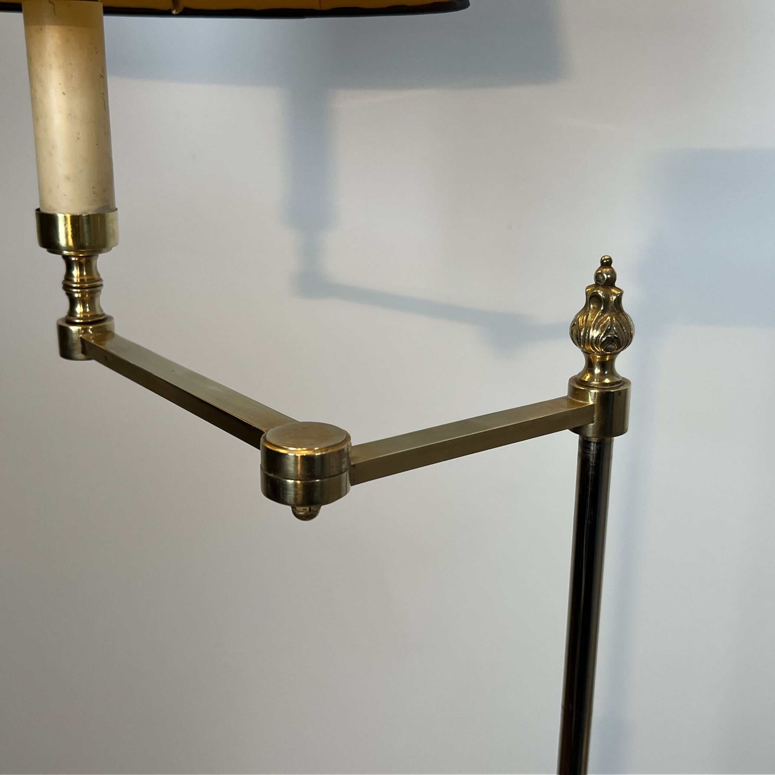 Neoclassical Gilt Brass Reading Lamp - Detail One - Styylish