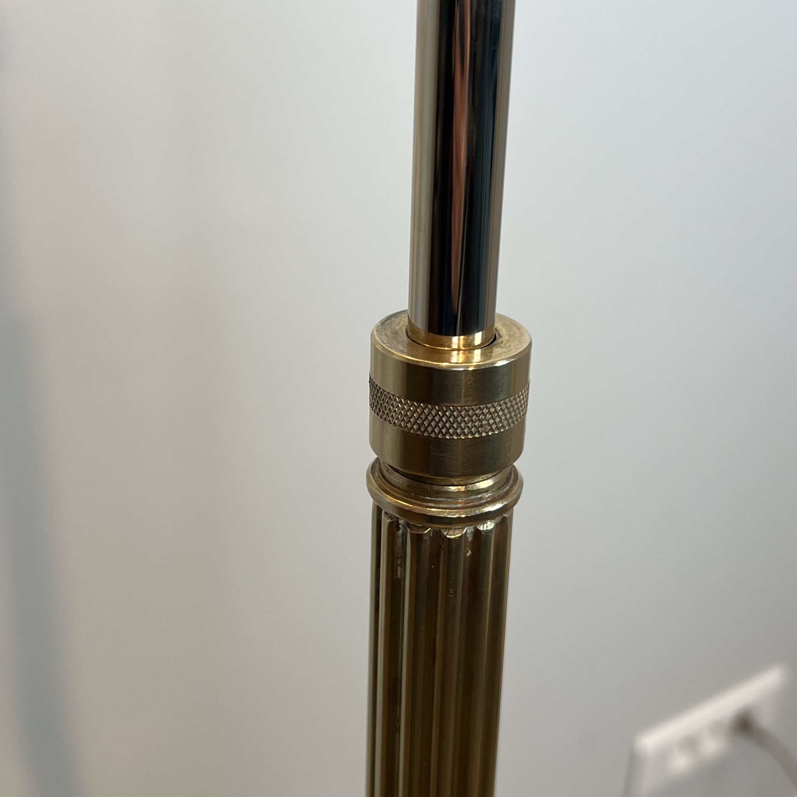 Neoclassical Gilt Brass Reading Lamp - Detail Three - Styylish
