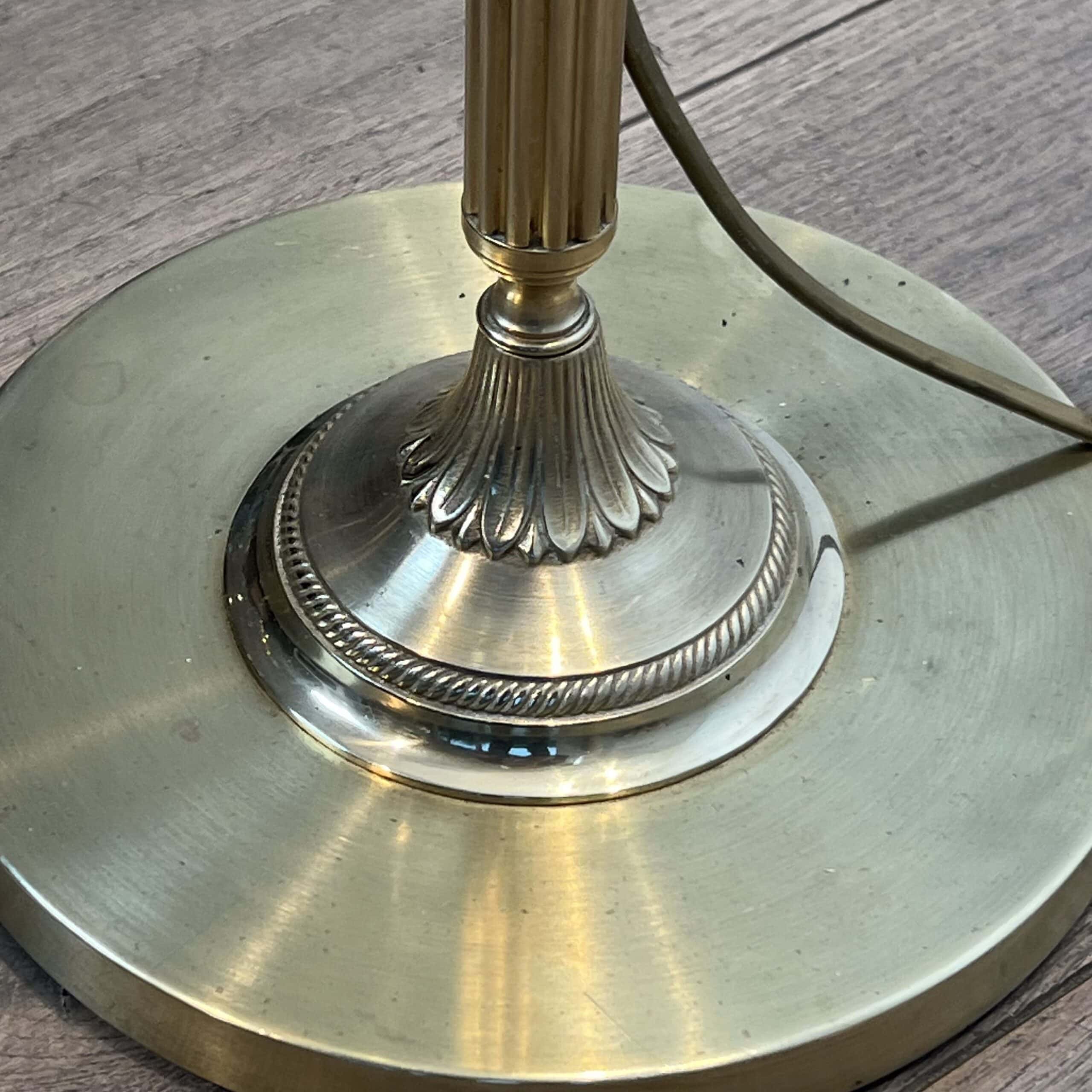 Neoclassical Gilt Brass Reading Lamp - Detail Five - Styylish