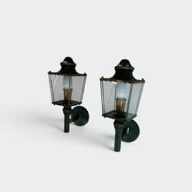 French Neoclassical Lantern Wall Sconces