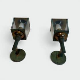 French Neoclassical Lantern Wall Sconces