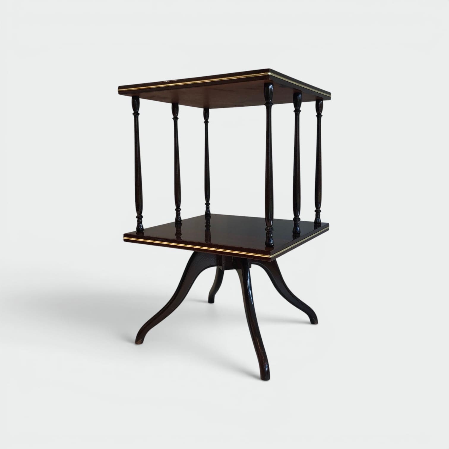 Edwardian Revolving Mahogany Table - Styylish