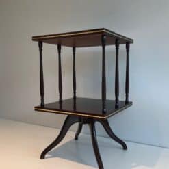 Edwardian Revolving Mahogany Table - View One - Styylish