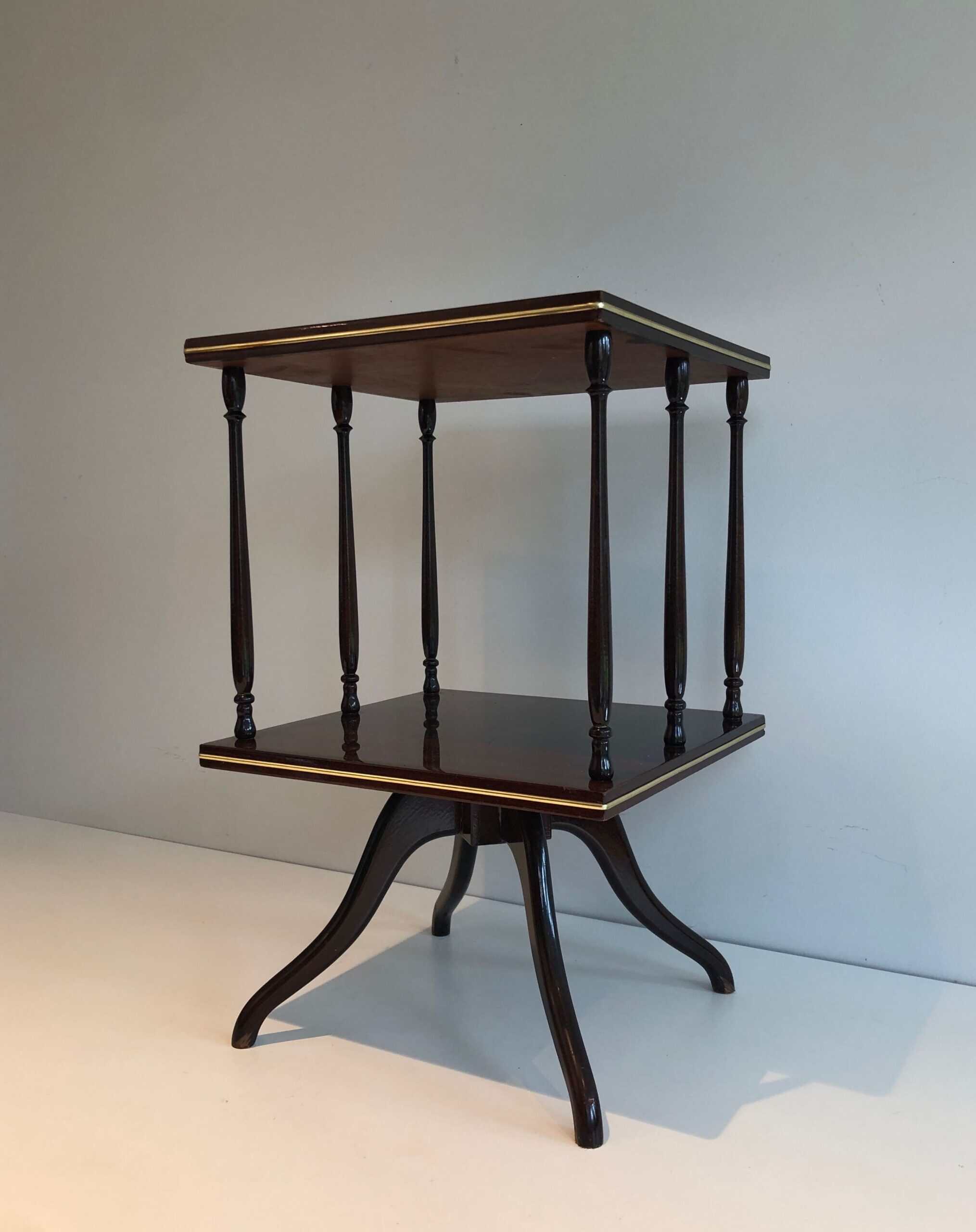 Edwardian Revolving Mahogany Table - View One - Styylish