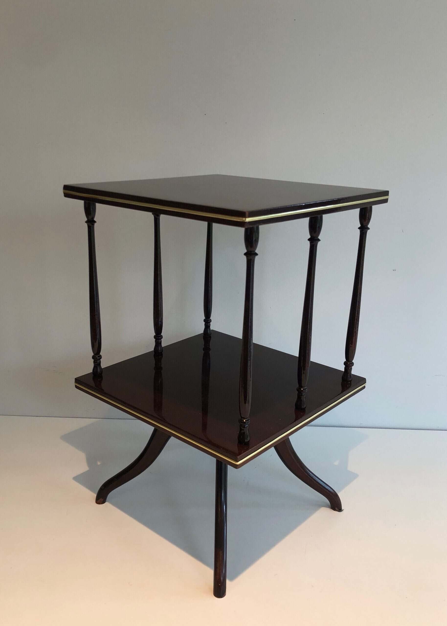 Edwardian Revolving Mahogany Table - View Two - Styylish