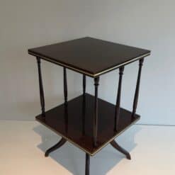 Edwardian Revolving Mahogany Table - View Three - Styylish