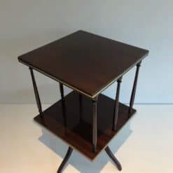 Edwardian Revolving Mahogany Table - View Four - Styylish