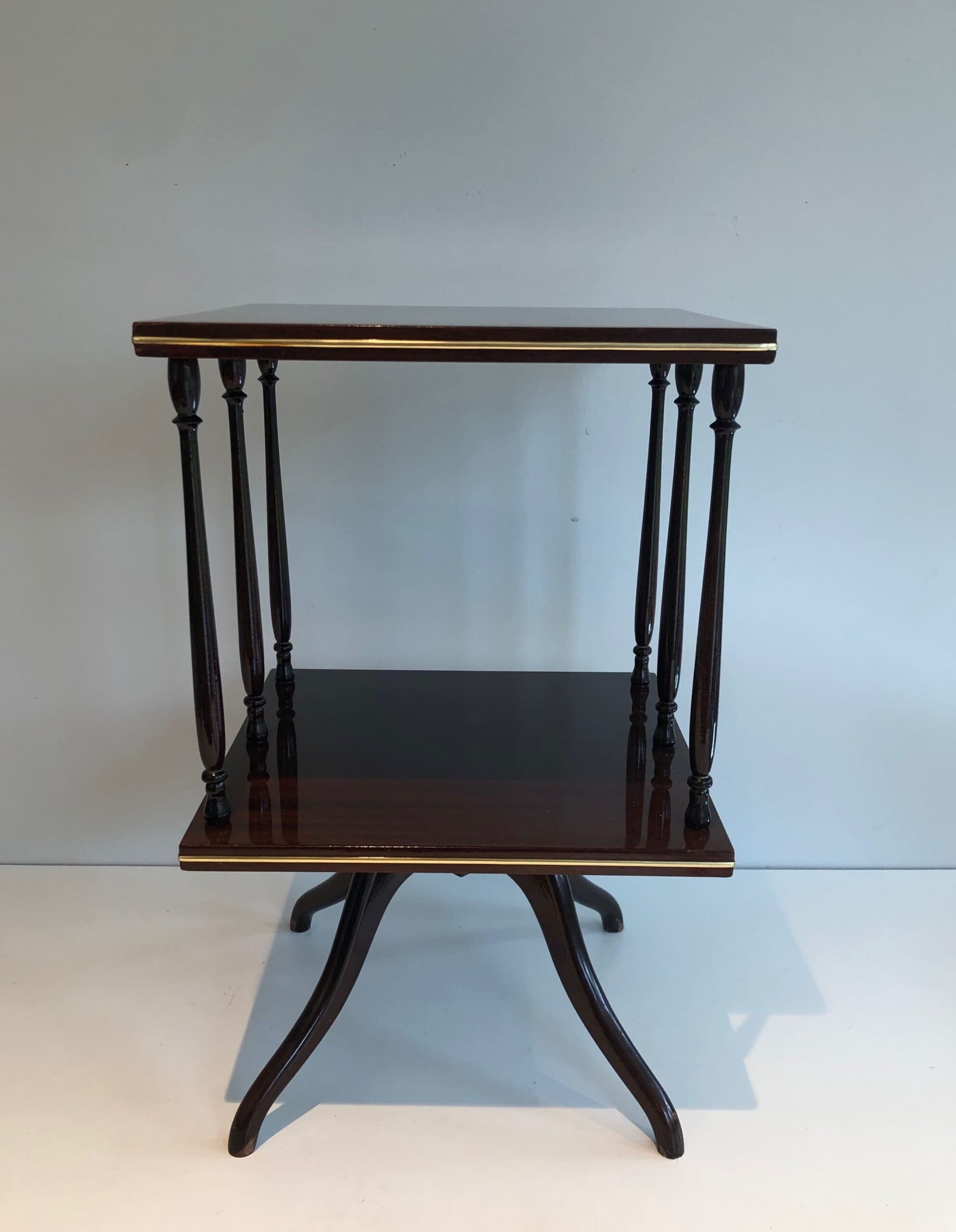 Edwardian Revolving Mahogany Table - View Six - Styylish