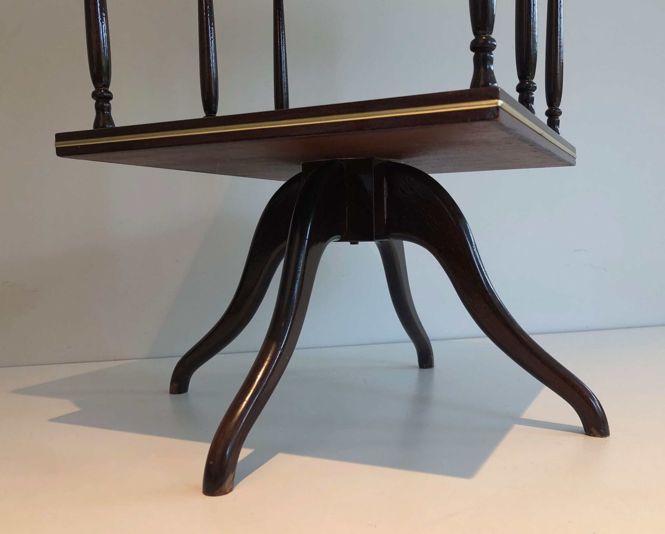 Edwardian Revolving Mahogany Table - Detail Four - Styylish