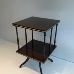 Edwardian Revolving Mahogany Table - View Seven - Styylish