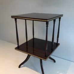 Edwardian Revolving Mahogany Table - View Eight - Styylish