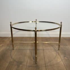 Maison Baguès Style Brass and Glass Coffee Table - View Three - Styylish