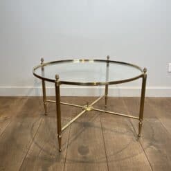 Maison Baguès Style Brass and Glass Coffee Table - View Eight - Styylish