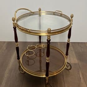 Maison Baguès Style Oval Bar Cart