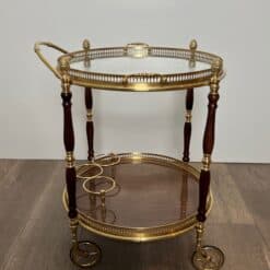 Maison Baguès Style Oval Bar Cart - View Five - Styylish