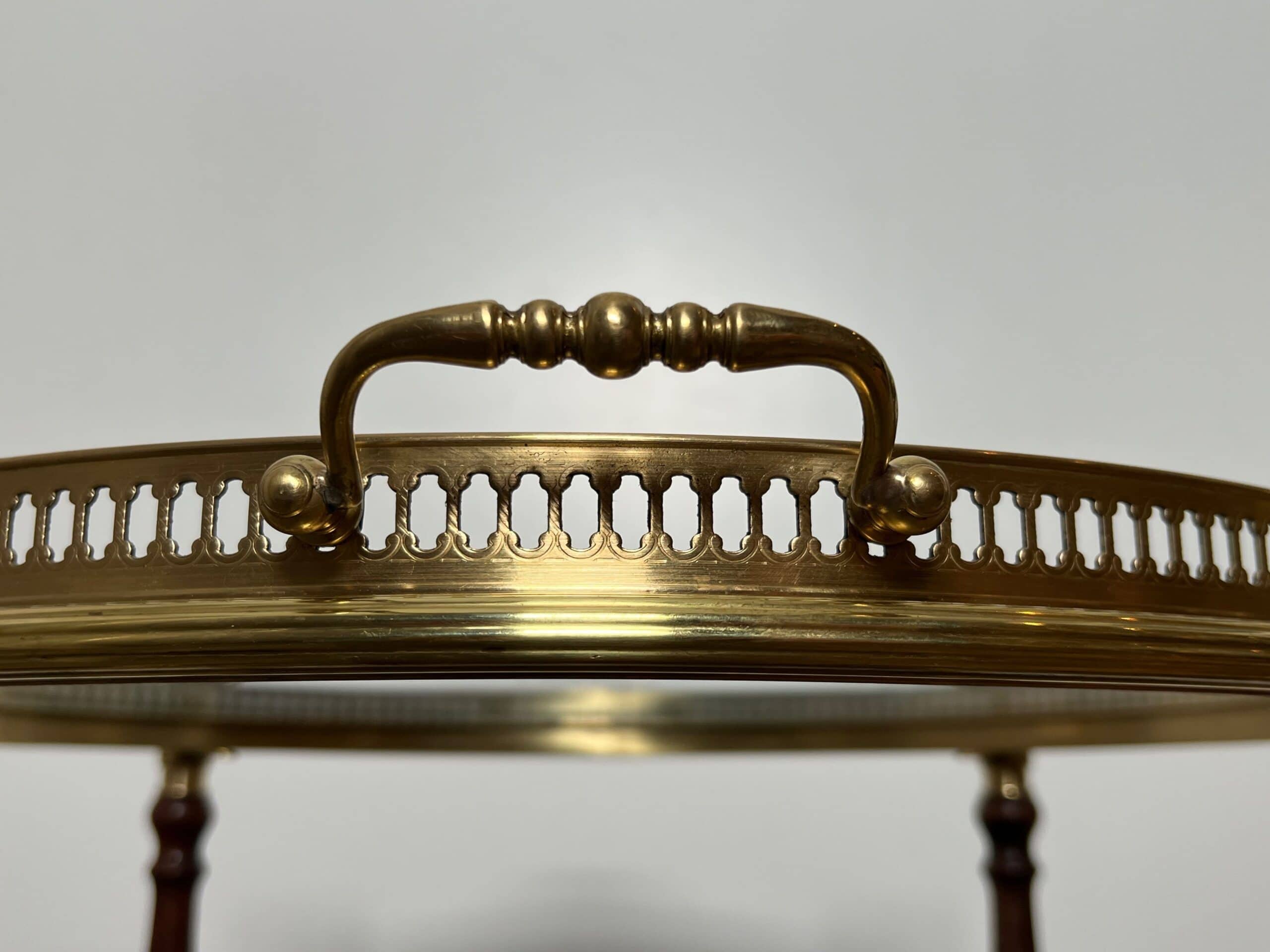 Maison Baguès Style Oval Bar Cart - Detail Two - Styylish