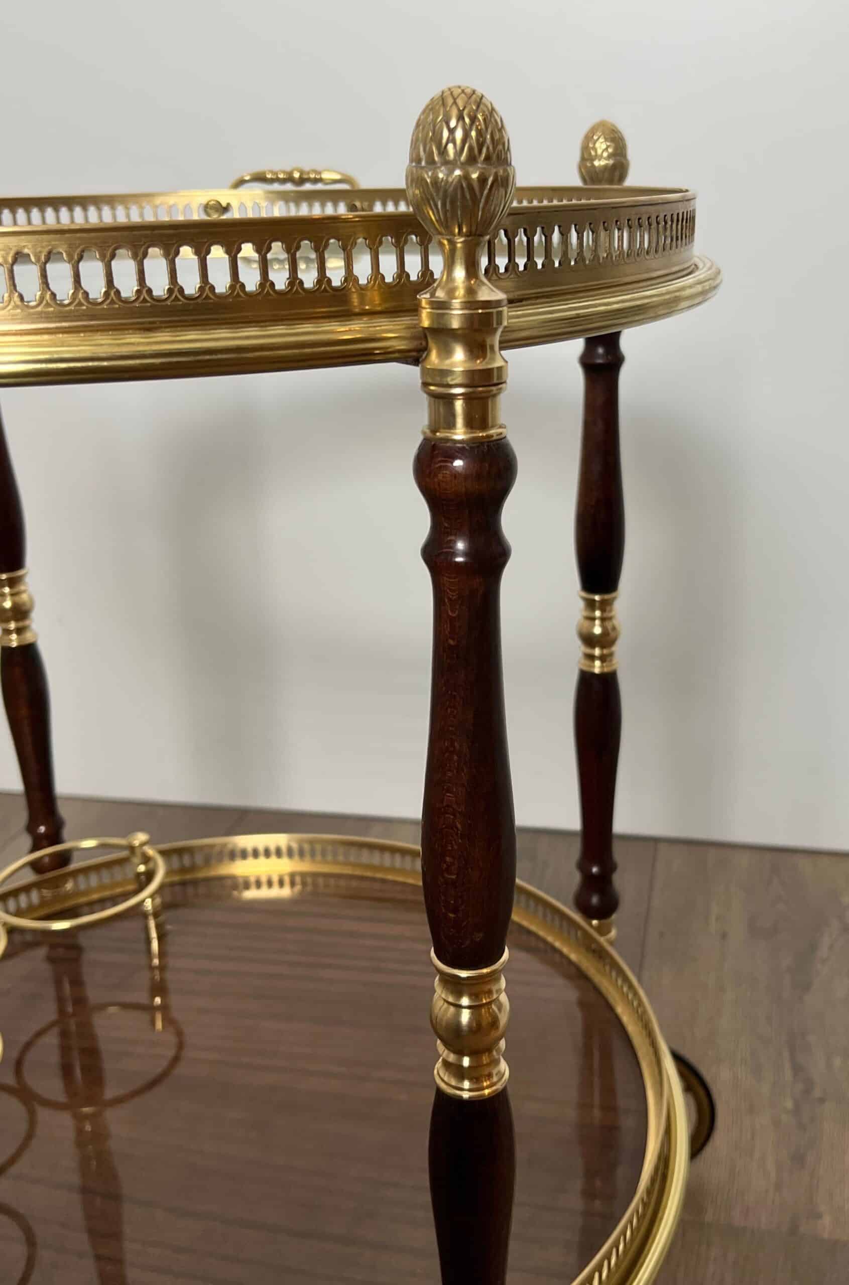 Maison Baguès Style Oval Bar Cart - Detail Three - Styylish
