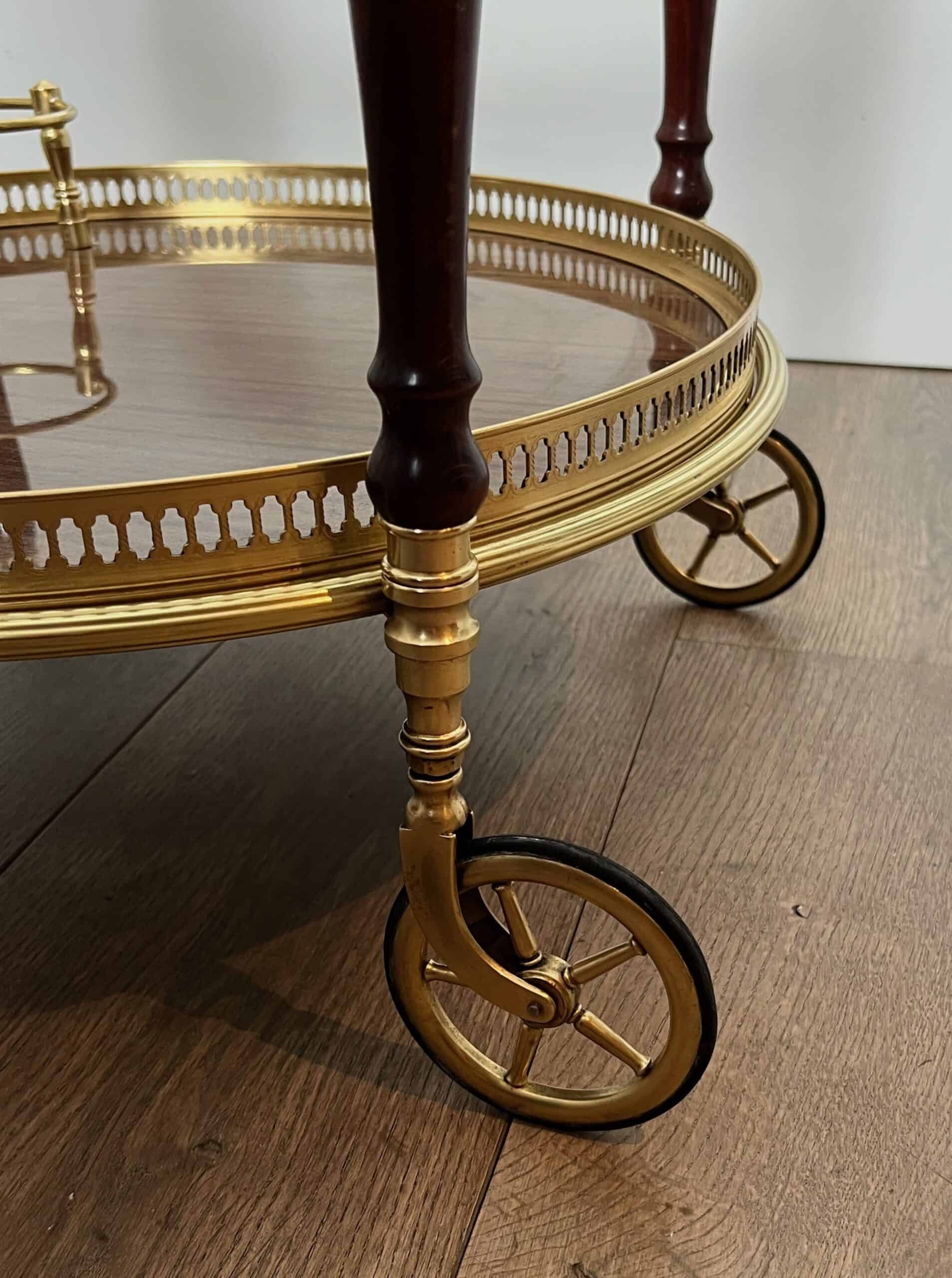 Maison Baguès Style Oval Bar Cart - Detail Four - Styylish