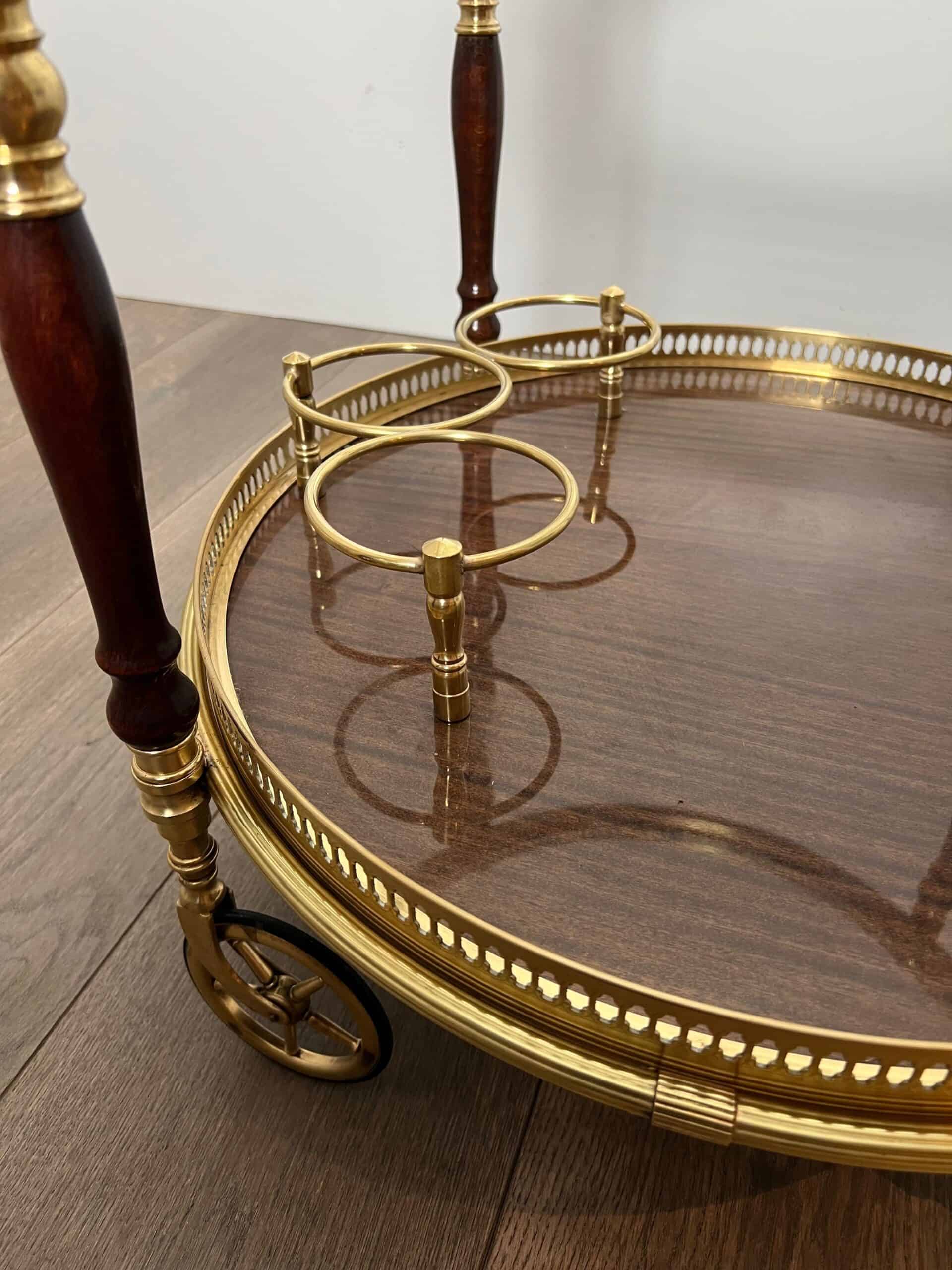 Maison Baguès Style Oval Bar Cart - Detail Five - Styylish