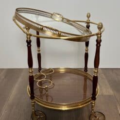 Maison Baguès Style Oval Bar Cart - View Six - Styylish