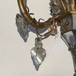 Pair of Maison Baguès Style Parrot Crystal Glass Sconces - Detail Seven - Styylish