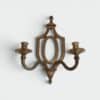 Gilbert Poillerat Style Gilt Wrought Iron Wall Light - Styylish