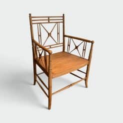 Late 19th-Century Faux Bamboo Armchair - Styylish